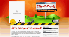 Desktop Screenshot of chipotlecoyote.com